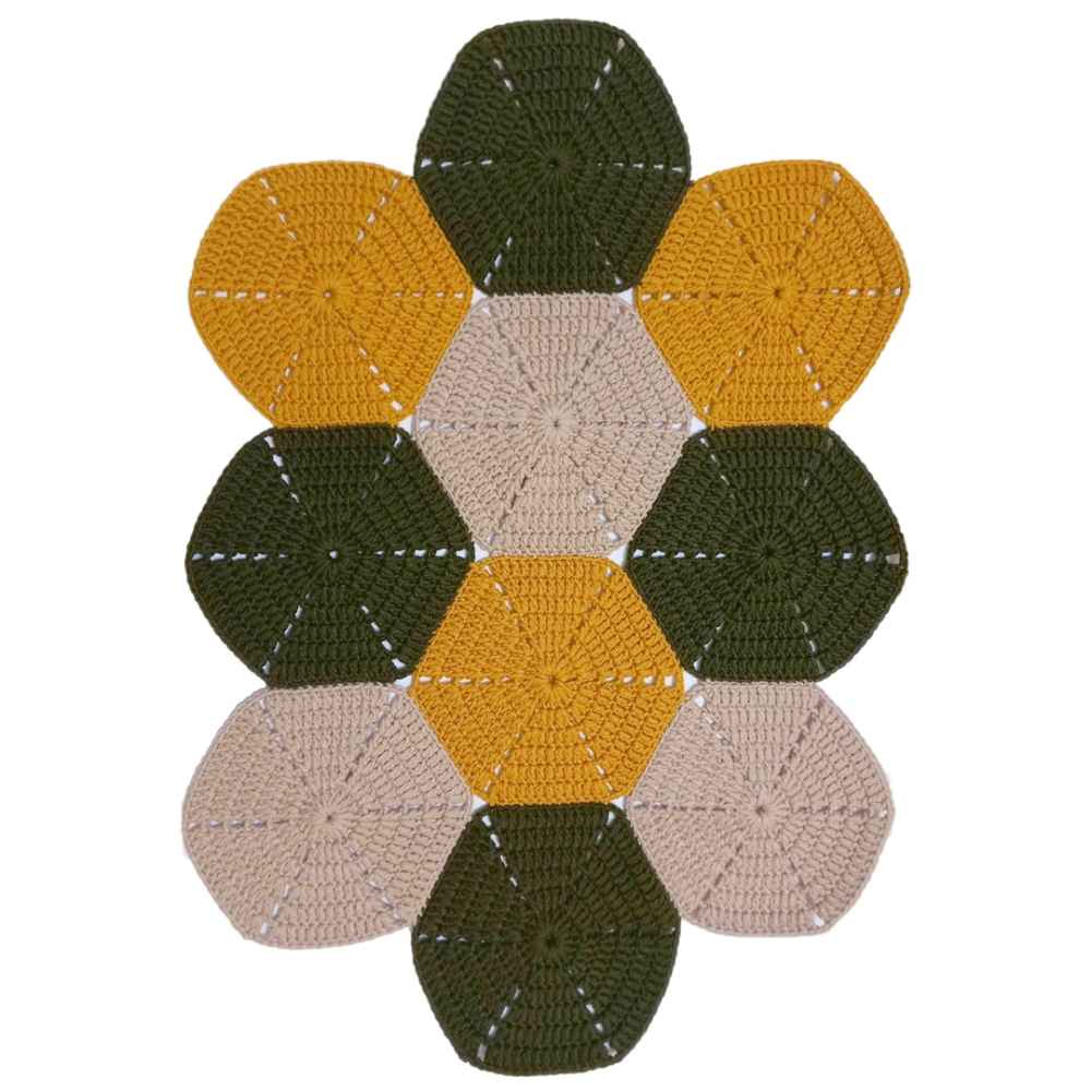 Crochet Hand Knitted Tablecloth Model Boho