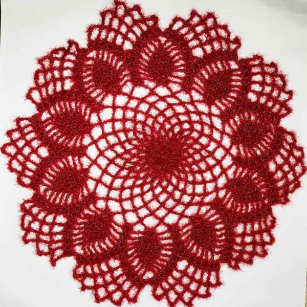 Crochet Hand Knitted Tablecloth Model Elika