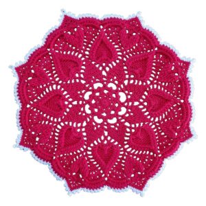 Crochet Tablecloth - Pink