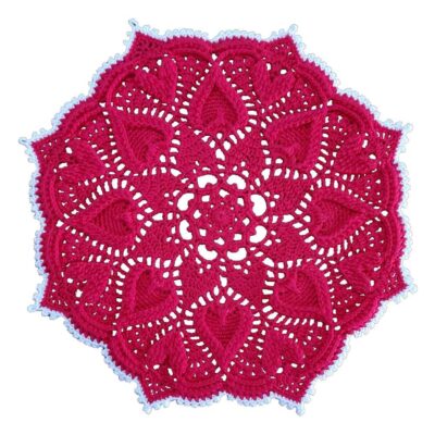 Crochet Hand Knitted Tablecloth Model Golbehi