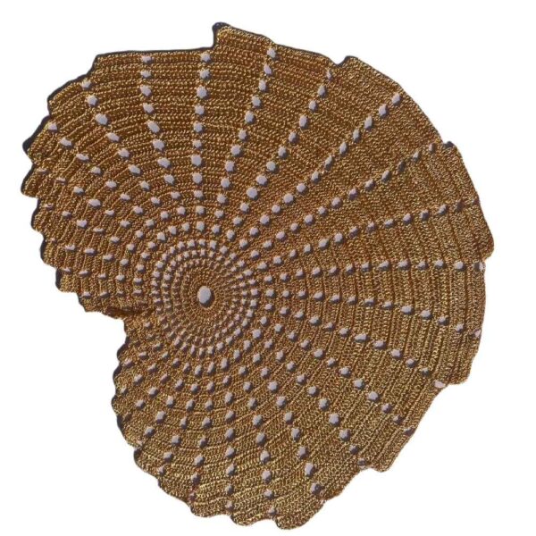 Crochet Hand Knitted Tablecloth Model Snail