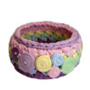 Crochet Storage Basket Yarn Model Rangarang