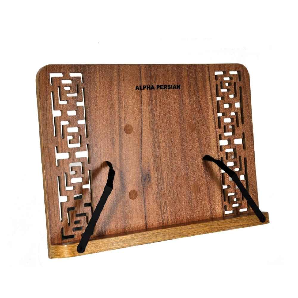 Foldable Wooden Book Stand: Perfect for Comfortable Reading - Alpha
