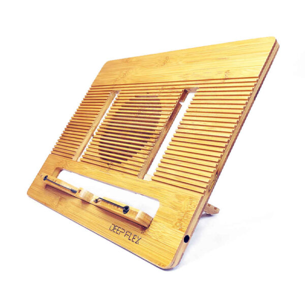 Foldable Wooden Book Stand: Perfect for Comfortable Reading - Deep Flex