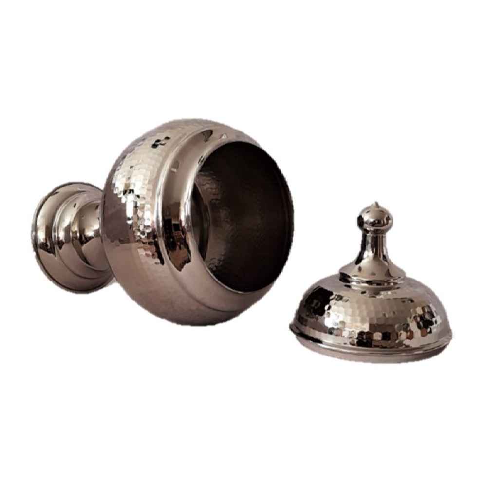 Handcrafted Persian Copper Sugar Bowl with – Hammered Fazli