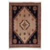 Medallion Hand-Knotted Tribal Persian Carpet Parva