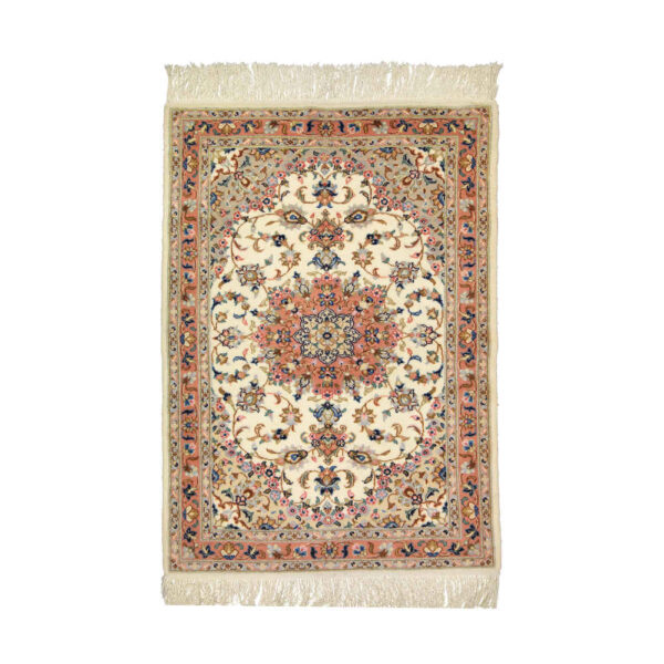 Persian Wool Carpet Hand-Knotted with Medallion design Model Nahal
