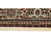 Persian Silk Carpet Hand-Knotted Original in Golabetoon Riz Mahi Brown