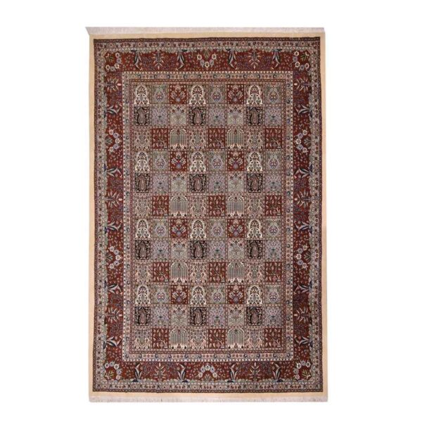 Persian Wool Carpet Hand-Knotted Model Kheshti