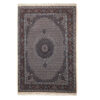 Authentic Persian Wool Carpet Hand-Knotted in Birjand Riz Mahi