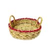 Persian Handwoven Palm Leaf Storage Basket Model Artemis