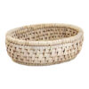Persian Handwoven Palm Leaf Storage Basket Model Azin