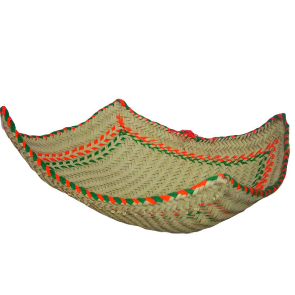 Persian Handwoven Palm Leaf Basket Model Doran
