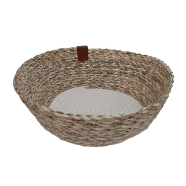 Persian Handwoven Palm Leaf Storage Basket Model Farnaz