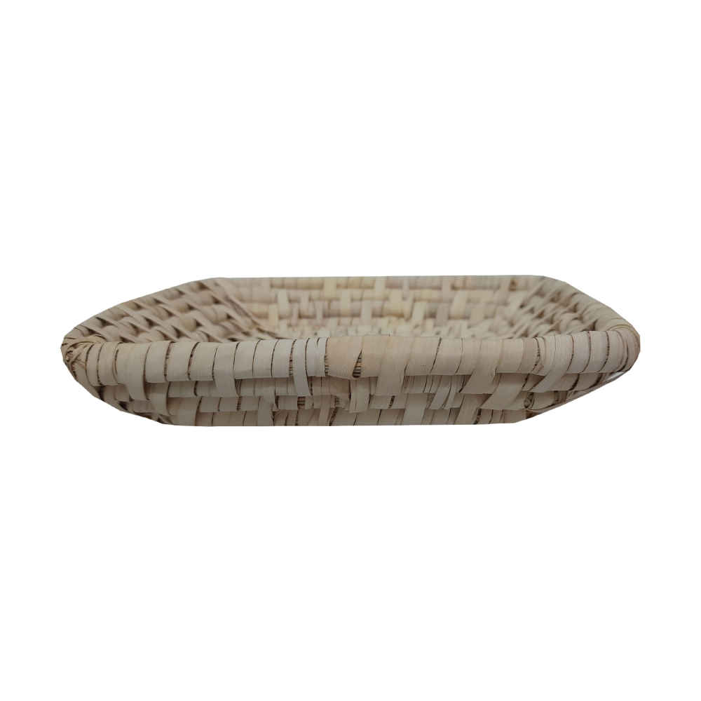 Persian Handwoven Palm Leaf Basket Model Felora