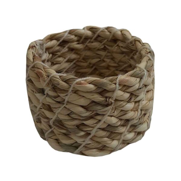 Persian Handwoven Palm Leaf Storage Basket Model Gandom