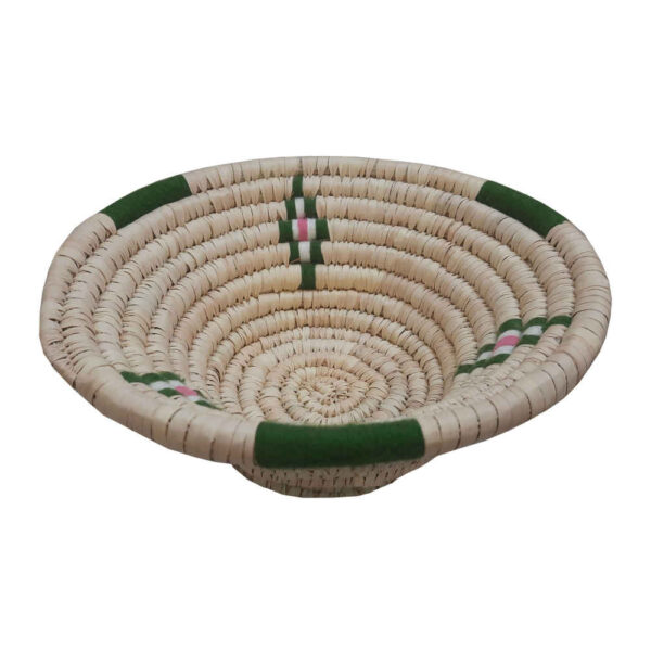 Persian Handwoven Palm Leaf Basket Model Luma