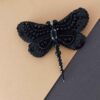 Handmade Feminine Beaded Brooch Pin – Dragonfly Model