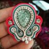 Feminine Handmade Beaded Brooch Pin – Sorena Model