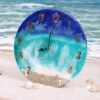 Handcrafted Resin Wall Clock - Abstract Style Sahel