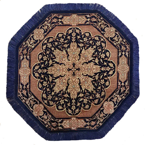 Hand-Knotted Persian Carpet Theme Silk Tablecloth