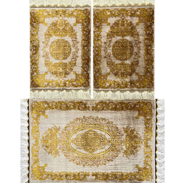 Hand-Knotted Persian Carpet Theme Silk Tablecloth Versace