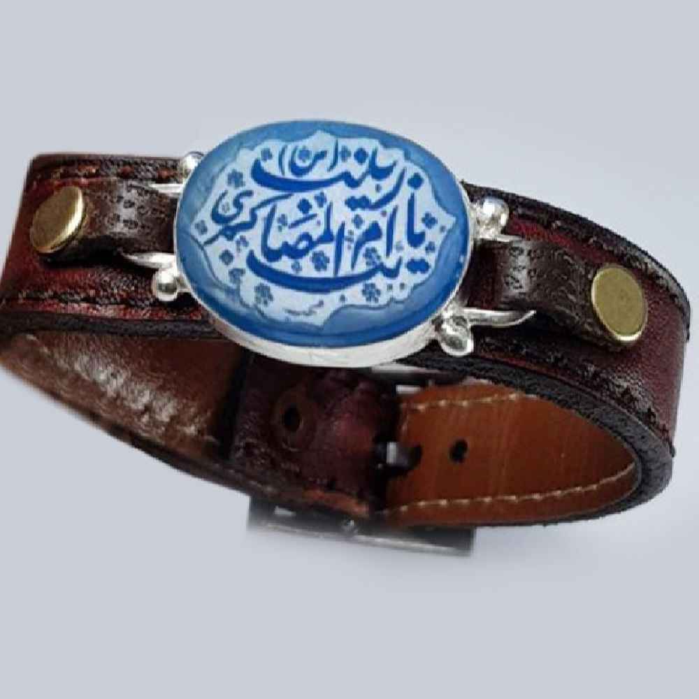 Islamic Leather Bracelet Model Om Almasaeb
