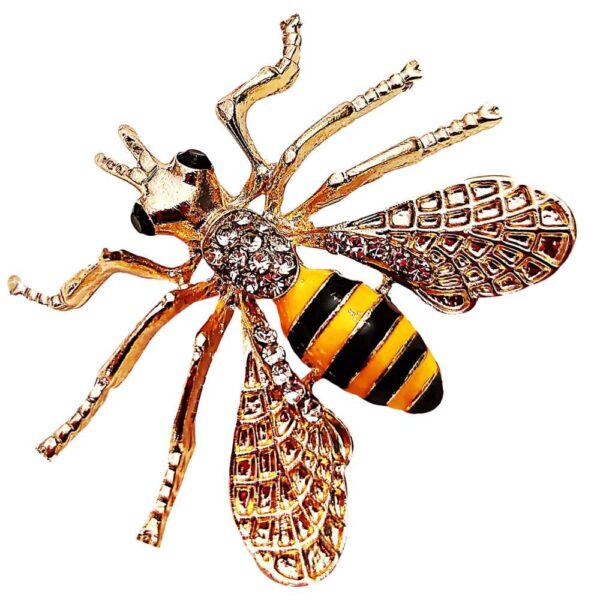 Metal Brooch Pin – Bee Design