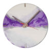 Handcrafted Resin Wall Clock - Abstract Style Hoora