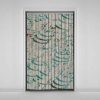 Persian Velvet Vertical Blind Curtain – Abstract Borna Print
