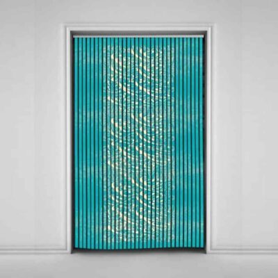Persian Velvet Vertical Blind Curtain – Abstract Vida Print
