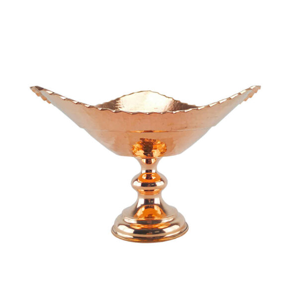Copper Serving Bowl Suitable for Fruits and Sweets Hammered Donya