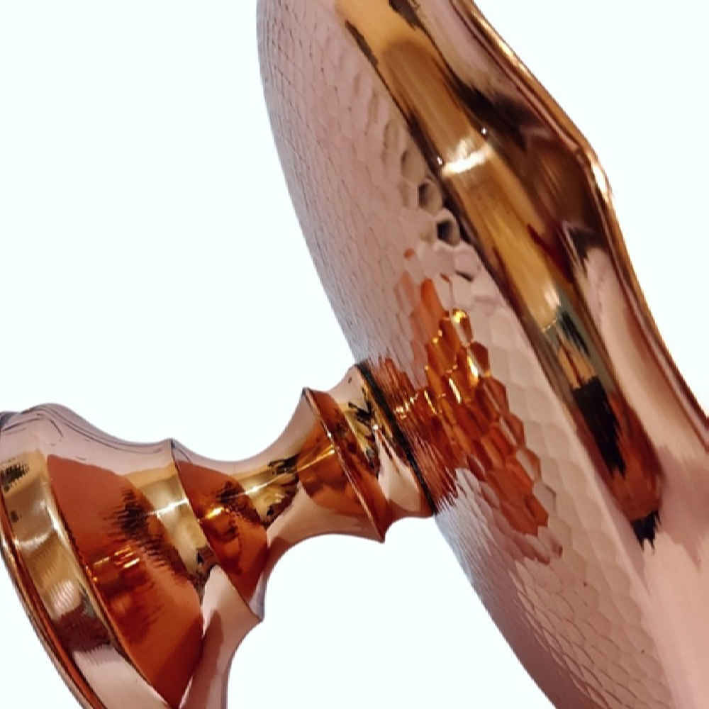Copper Serving Bowl Suitable for Fruits and Sweets Hammered Labchin