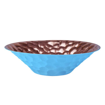 Copper Serving Bowl Suitable for Fruits and Sweets Hammered Mino
