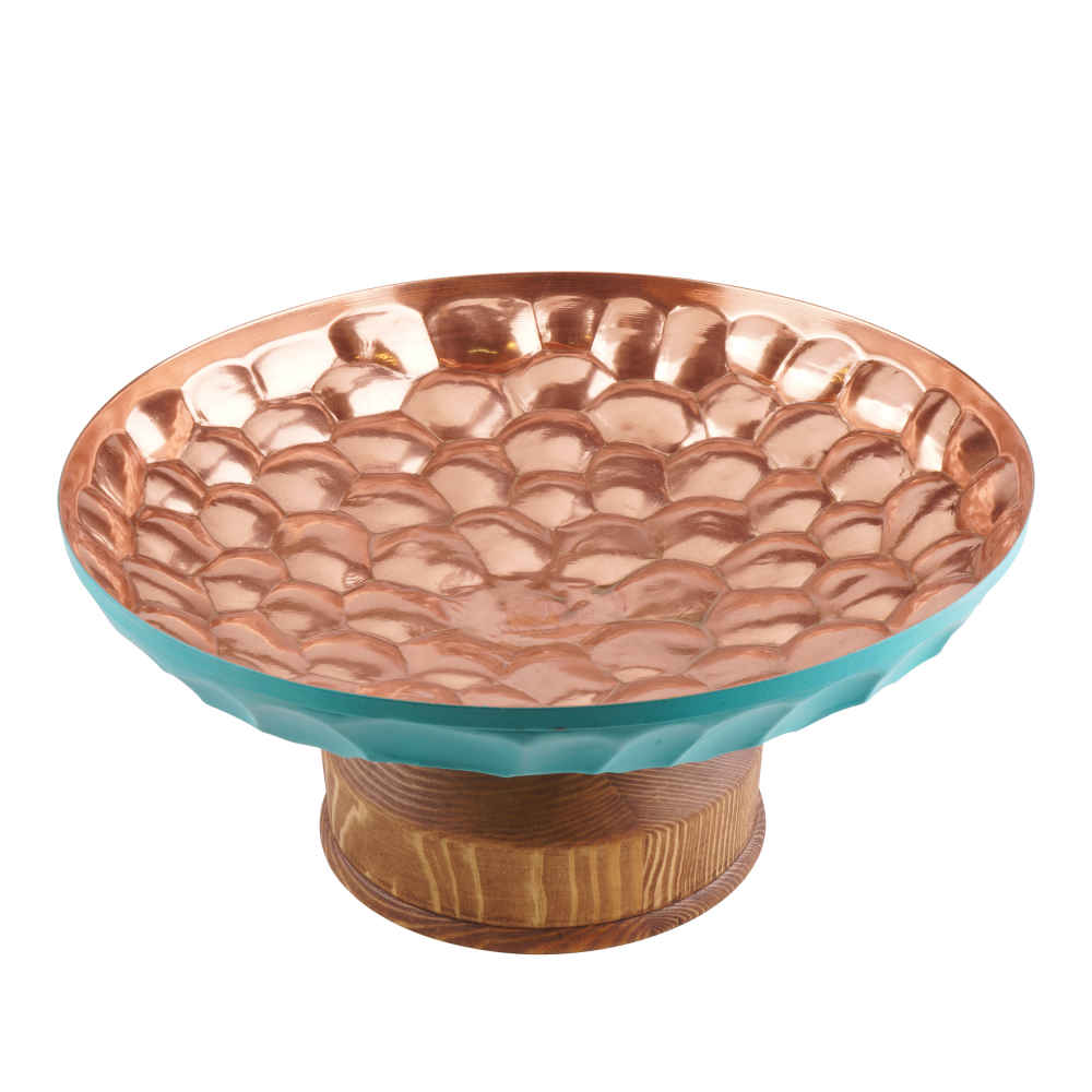 Copper Serving Bowl Suitable for Fruits and Sweets Modern Design