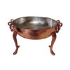 Copper Serving Bowl Suitable for Fruits and Sweets Hammered Parnia