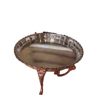 Persian Copper Serving Platter Hammered Rahman
