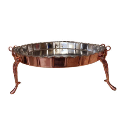 Persian Copper Serving Platter Hammered Rahman
