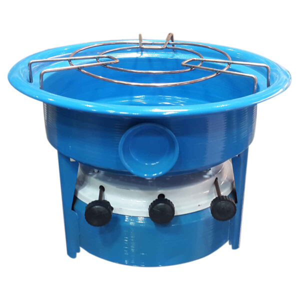 Portable Outdoor Oil Camping Stove with Three Burners – Versatile and Powerful