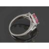 Red Ruby Engagement Silver Ring Bliss for Women Kiana Taban