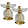Persian Crystal Candlestick Tulip Shaped Model Paradise (2x)