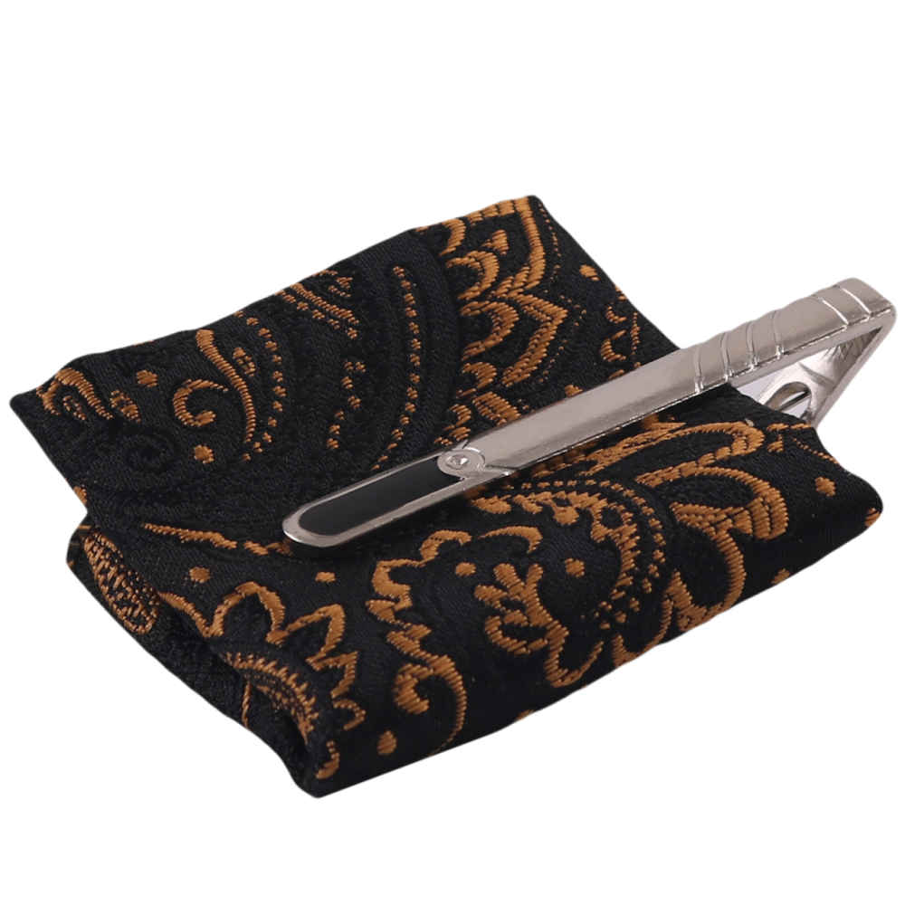 Men’s Tie, Handkerchief & Cufflinks Neckwear Set – Luxurious Farid