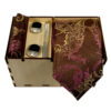 Men's Tie, Handkerchief & Cufflinks Neckwear Set - Luxurious Mandana
