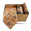 Men's Tie, Handkerchief & Cufflinks Neckwear Set - Luxurious Saman