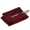 Men's Tie, Handkerchief & Cufflinks Neckwear Set - Luxurious Sorkh