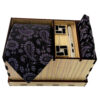 Men's Tie, Handkerchief & Cufflinks Neckwear Set - Luxurious Tradition