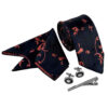 Men's Tie, Handkerchief & Cufflinks Neckwear Set - Luxurious Yavar