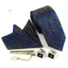 Men's Tie, Handkerchief & Cufflinks Neckwear Set - Luxurious Zhina