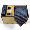 Men's Tie, Handkerchief & Cufflinks Neckwear Set - Luxurious Zhina