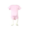 Solid Color Short-Sleeve Baby Onesies Bodysuit